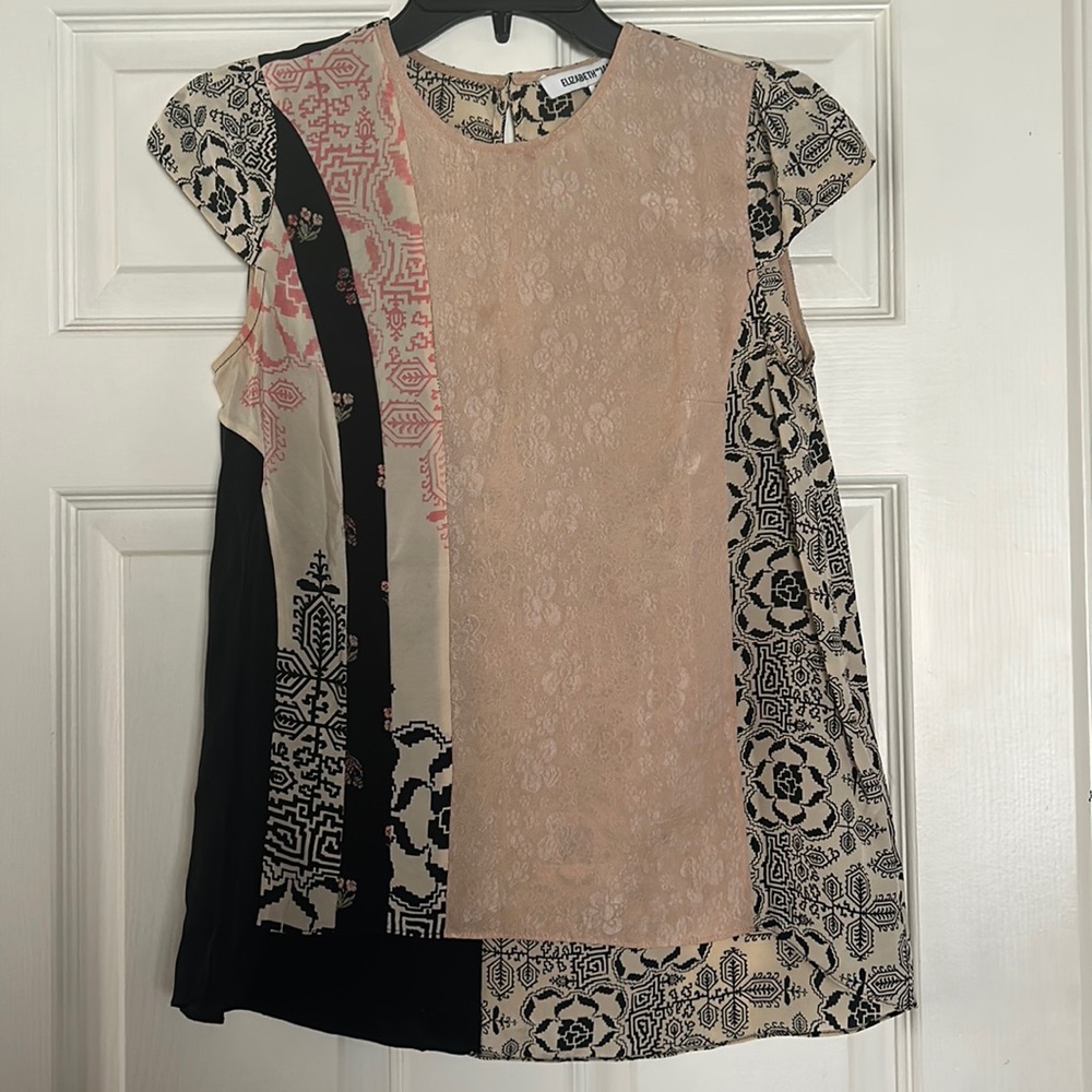 Elizabeth and James silk top XS